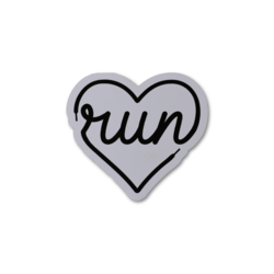 Mad Dash Creations Run Heart Laces Magnet