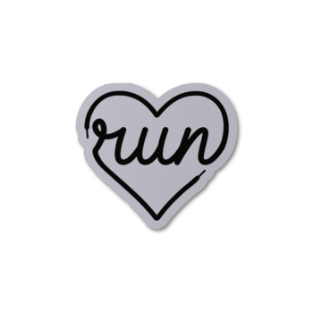 Mad Dash Creations Run Heart Laces Magnet