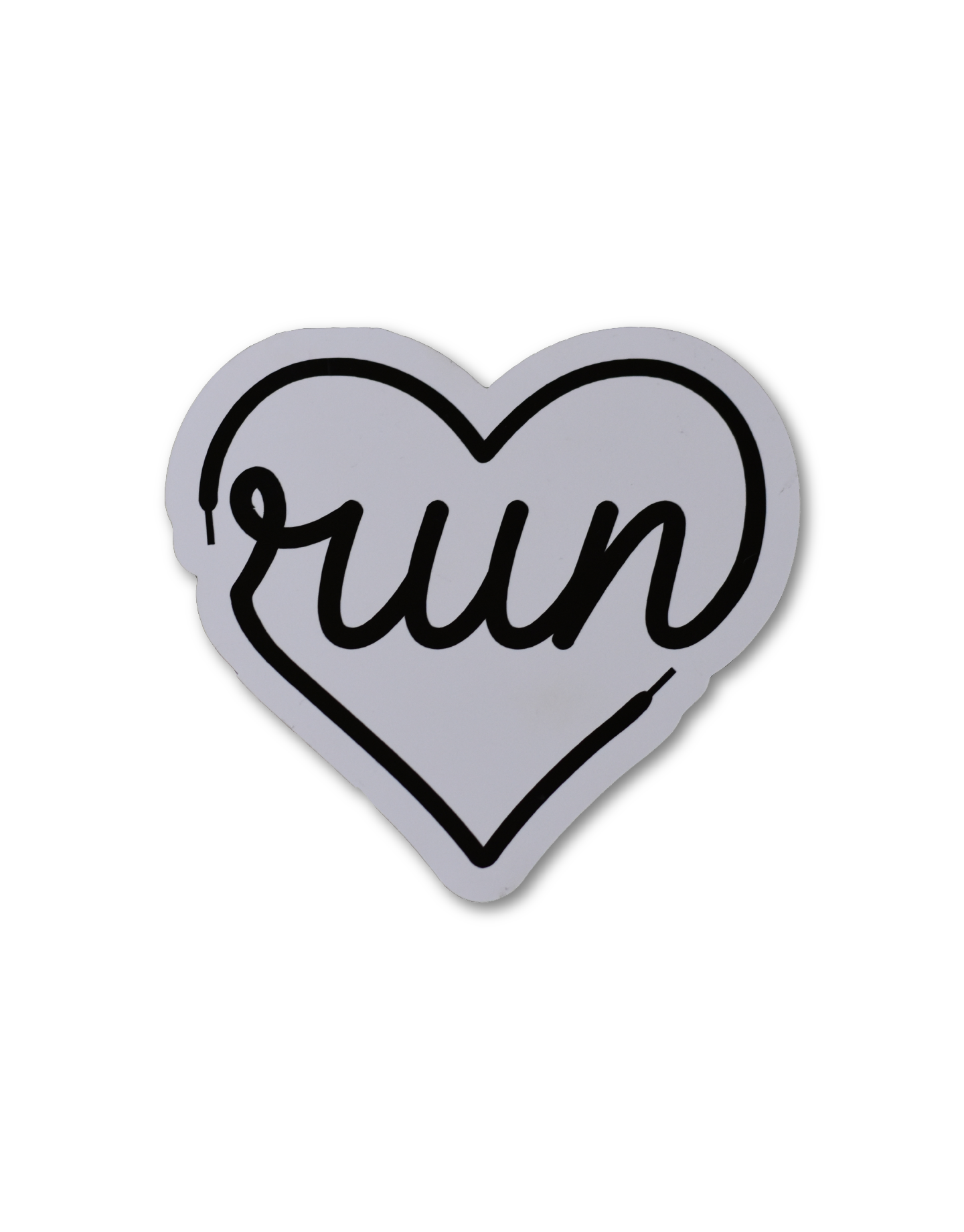 Mad Dash Creations Run Heart Laces Magnet