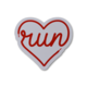 Mad Dash Creations Run Heart Laces Magnet