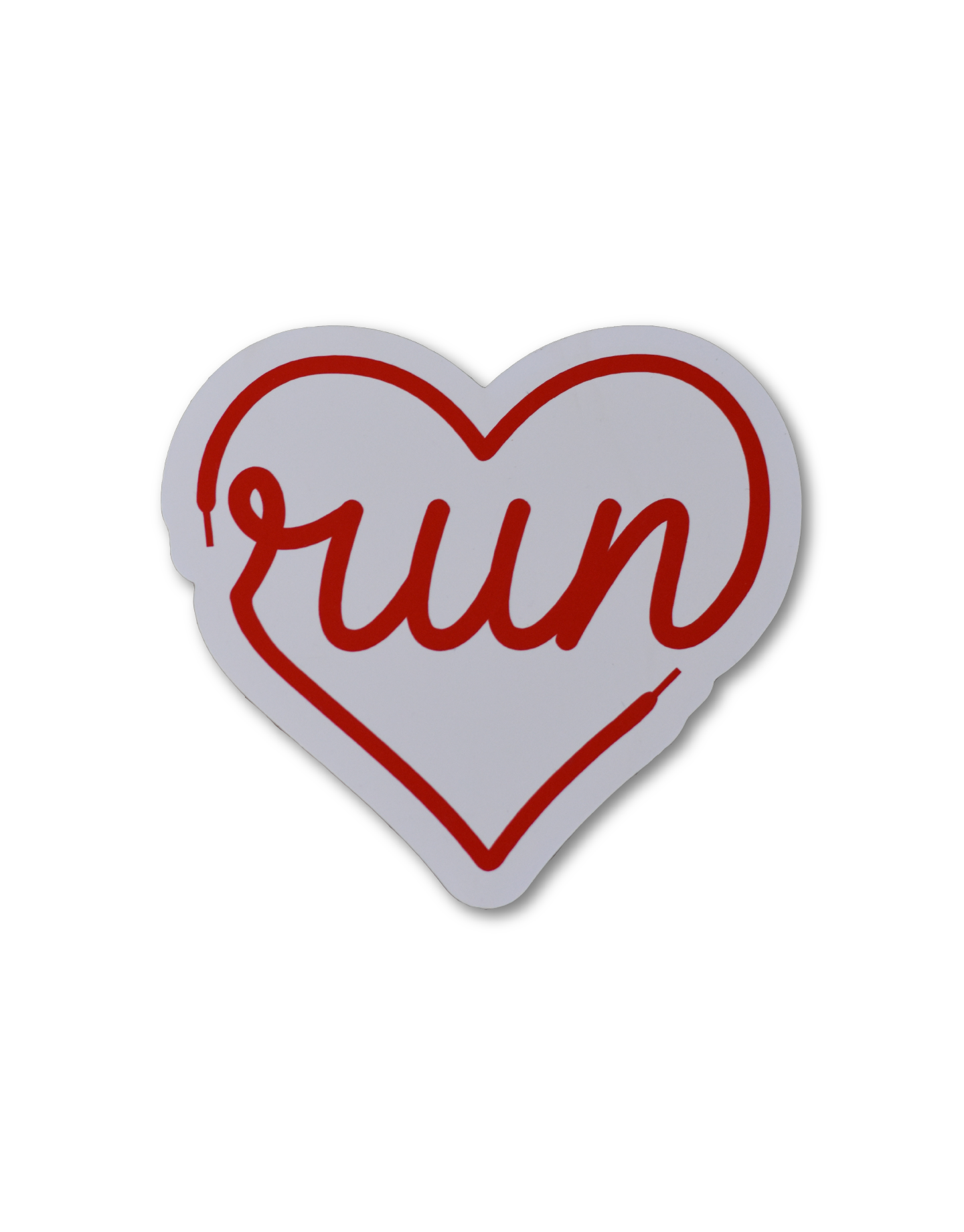 Mad Dash Creations Run Heart Laces Magnet