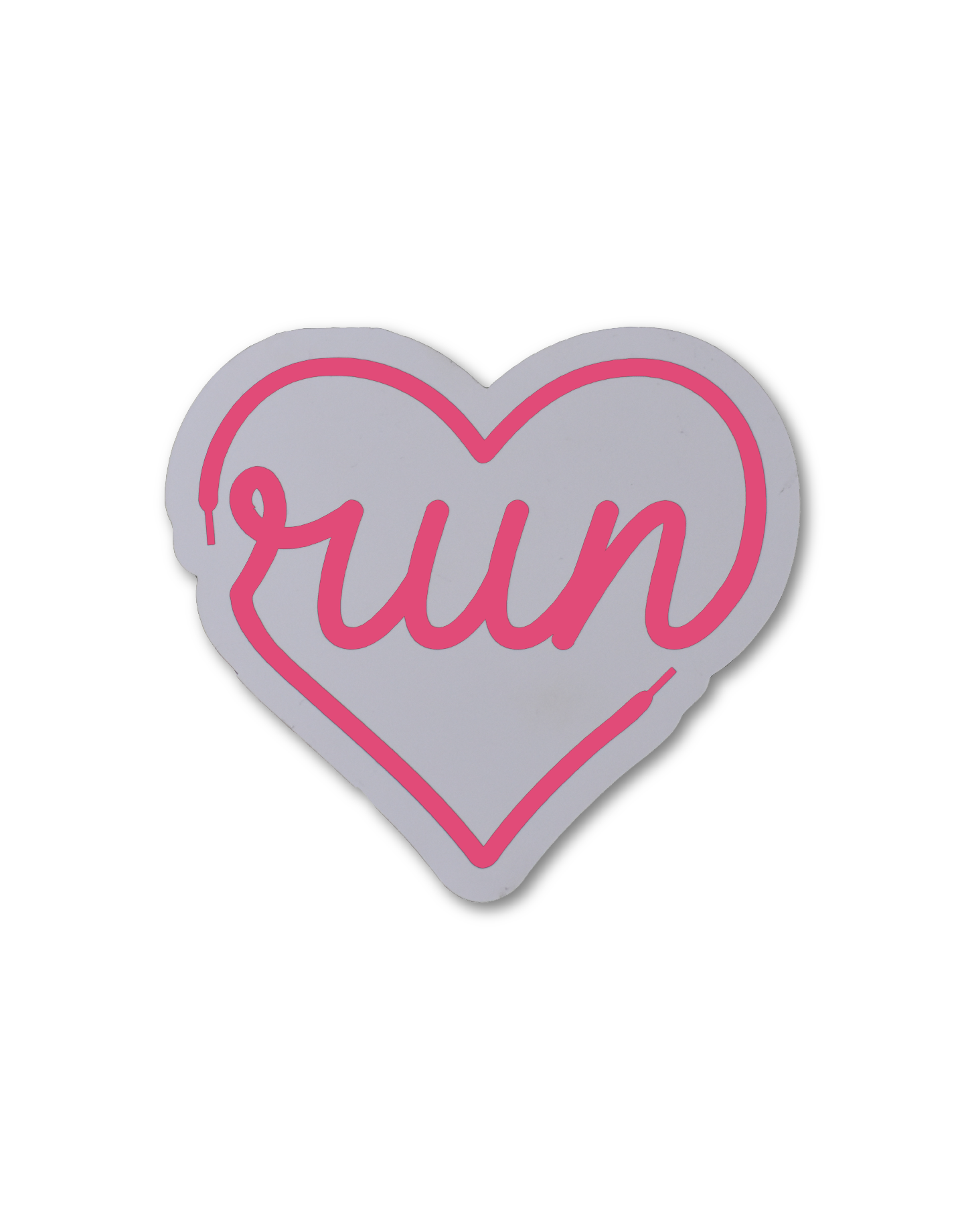 Mad Dash Creations Run Heart Laces Magnet