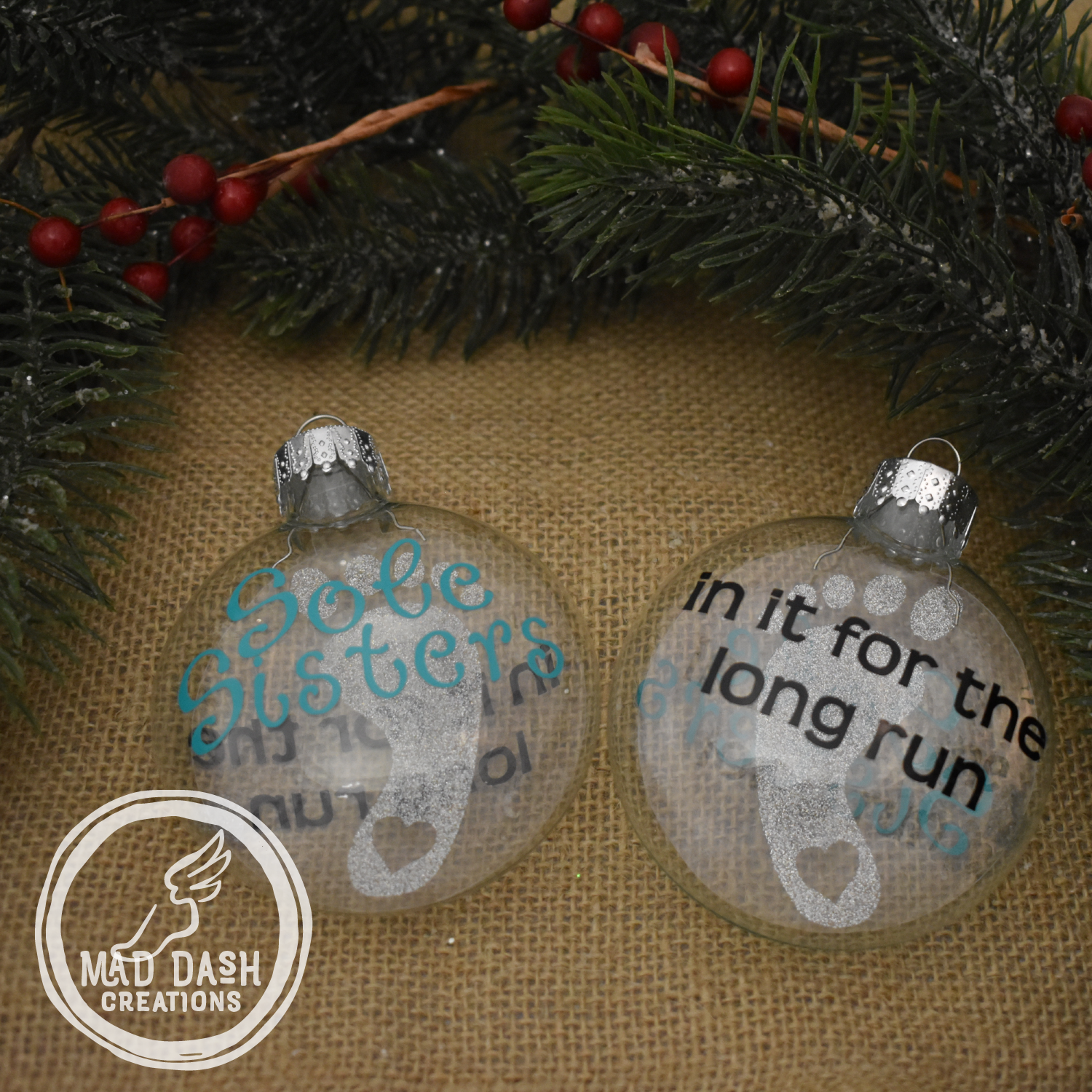 Mad Dash Creations Sole Sisters Ornament