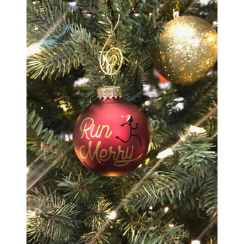 Mad Dash Creations Run Merry Ornament