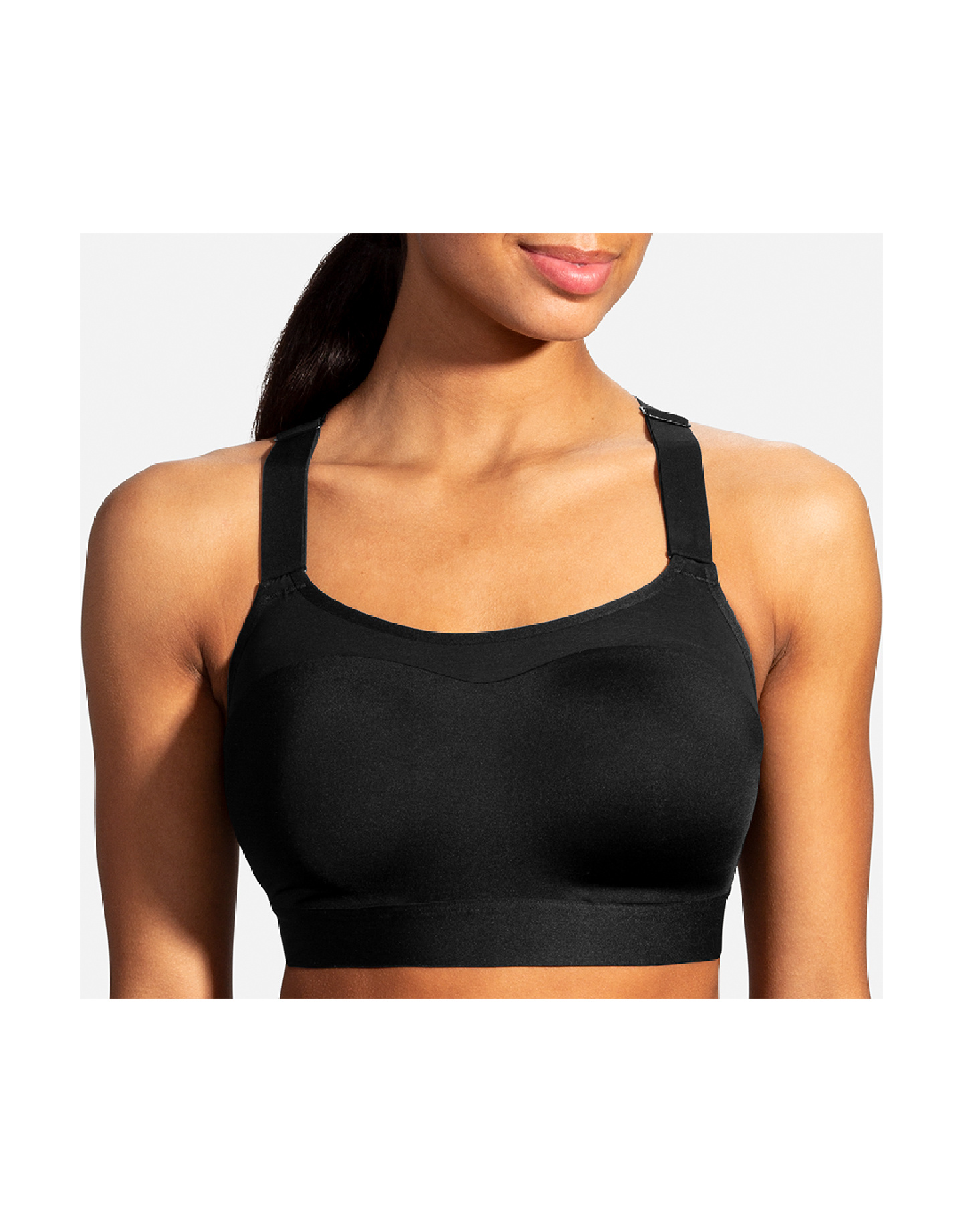 Brooks Dare Racerback Run Bra, Black