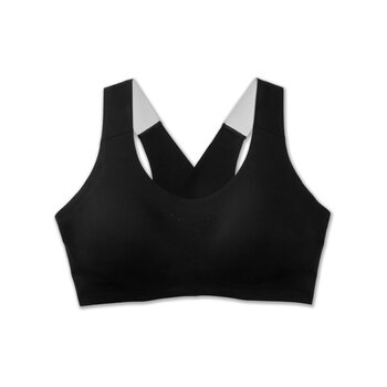 Brooks Dare Crossback Run Bra, Black