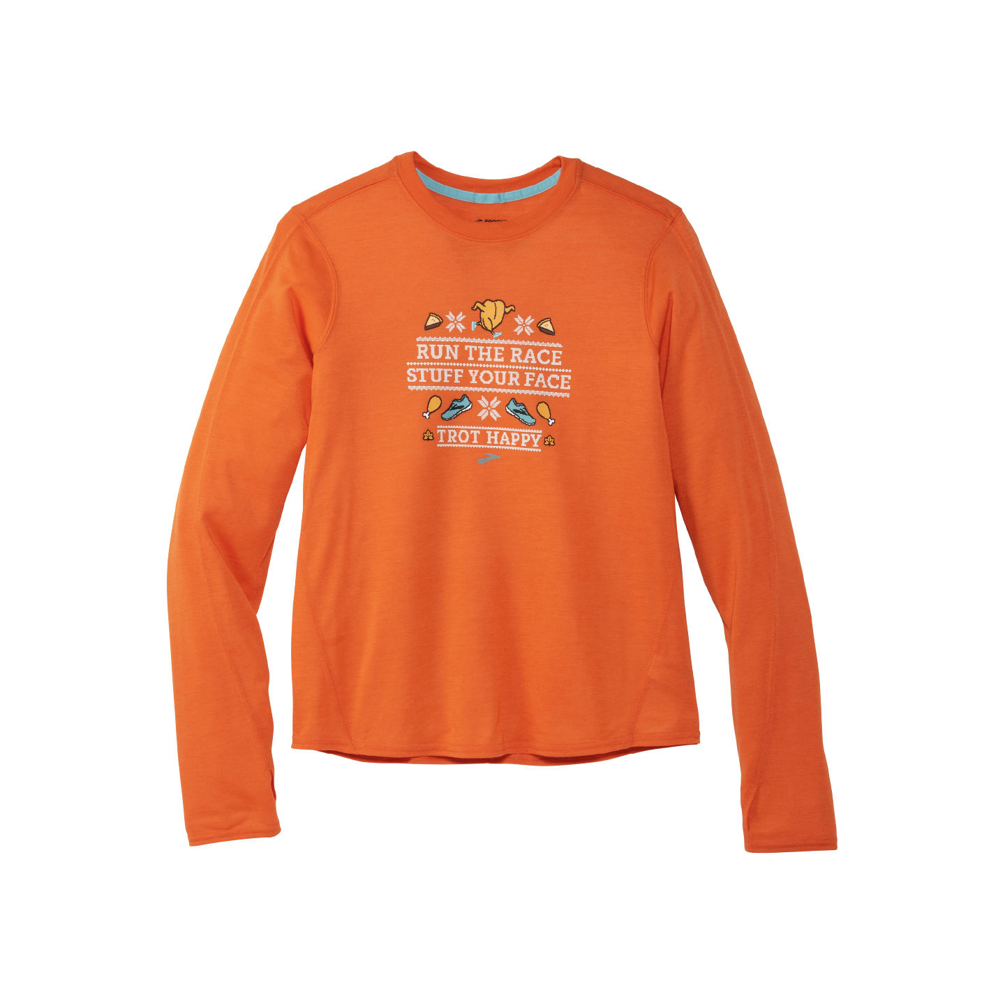 Brooks Trot Happy Distance Graphic Long Sleeve - Womens