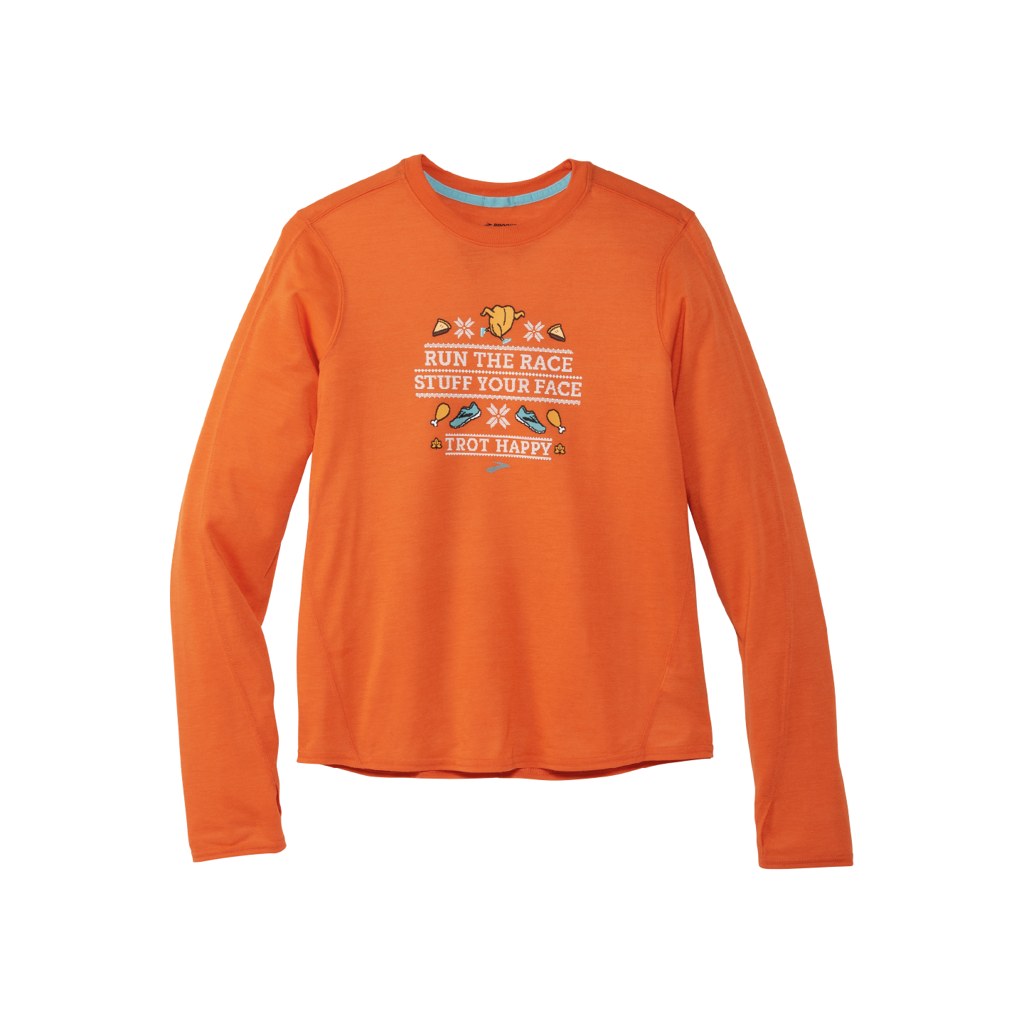 Brooks Women's Trot Happy Distance Graphic Long Sleeve,