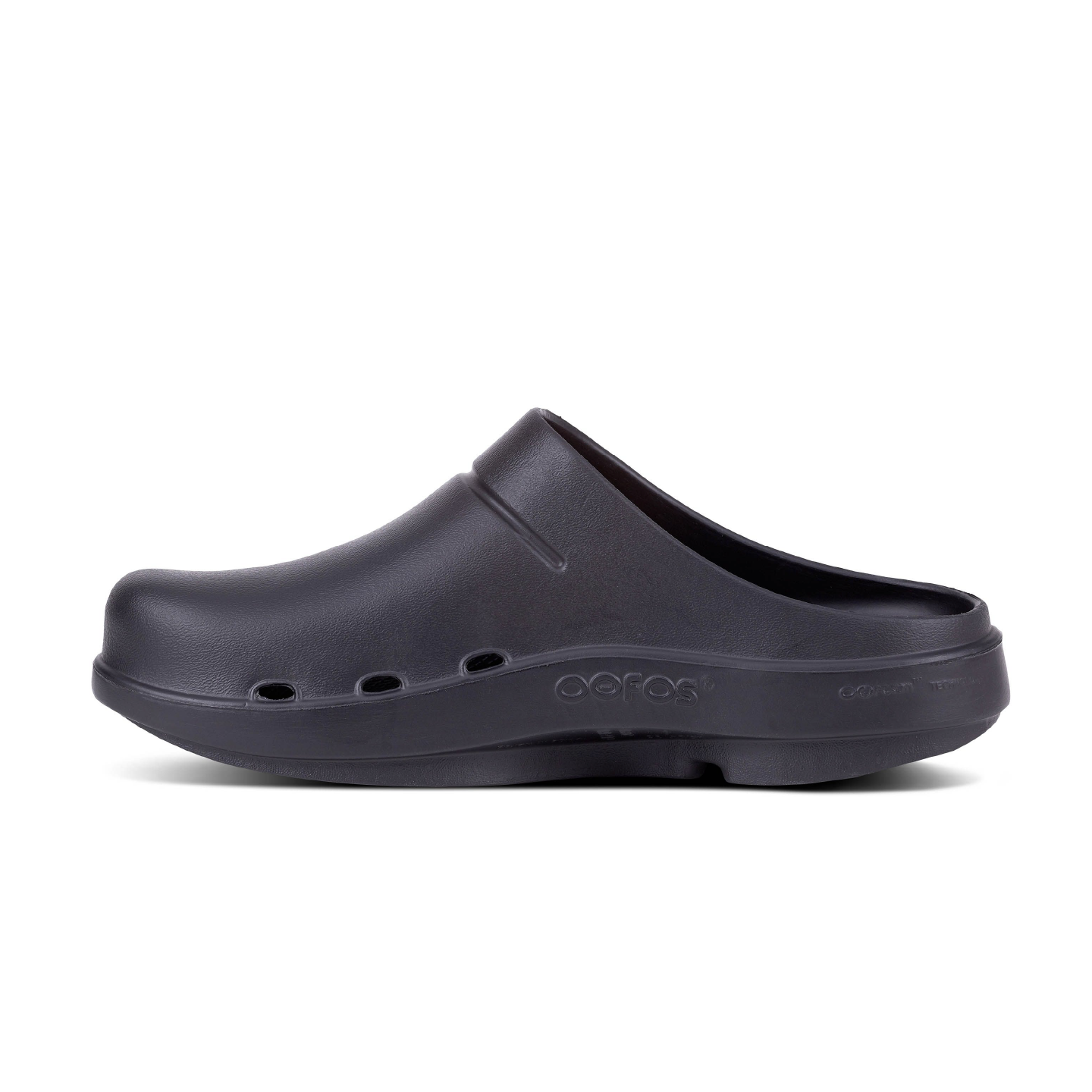 OOfos OOcloog Clog, Matte Black