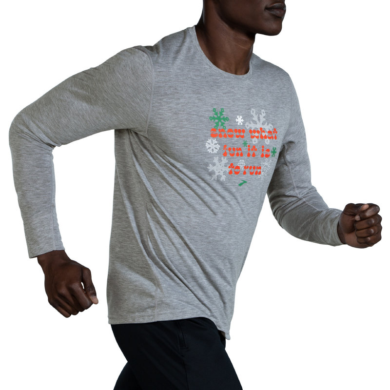 Brooks Men's Run Merry Distance Graphic Long Sleeve