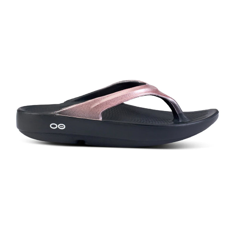 OOfos OOlala Sandal, Rose Sparkle