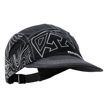 Nathan HyperNight Quick Stash Run Hat, Black Topo