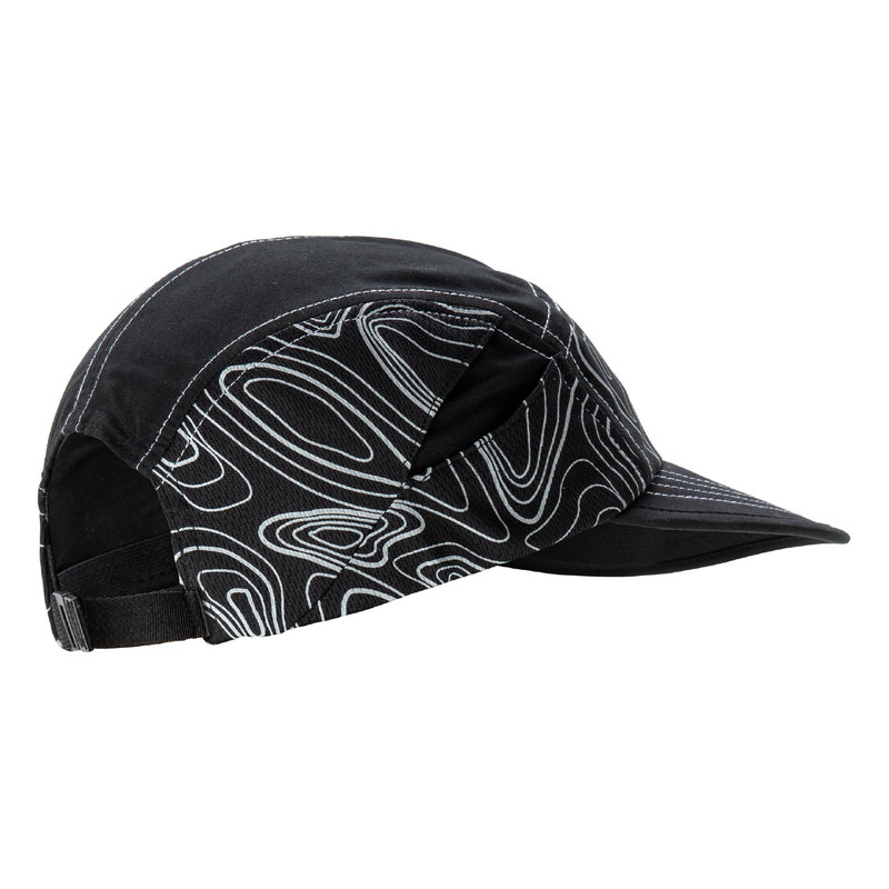 Nathan HyperNight Quick Stash Run Hat, Black Topo