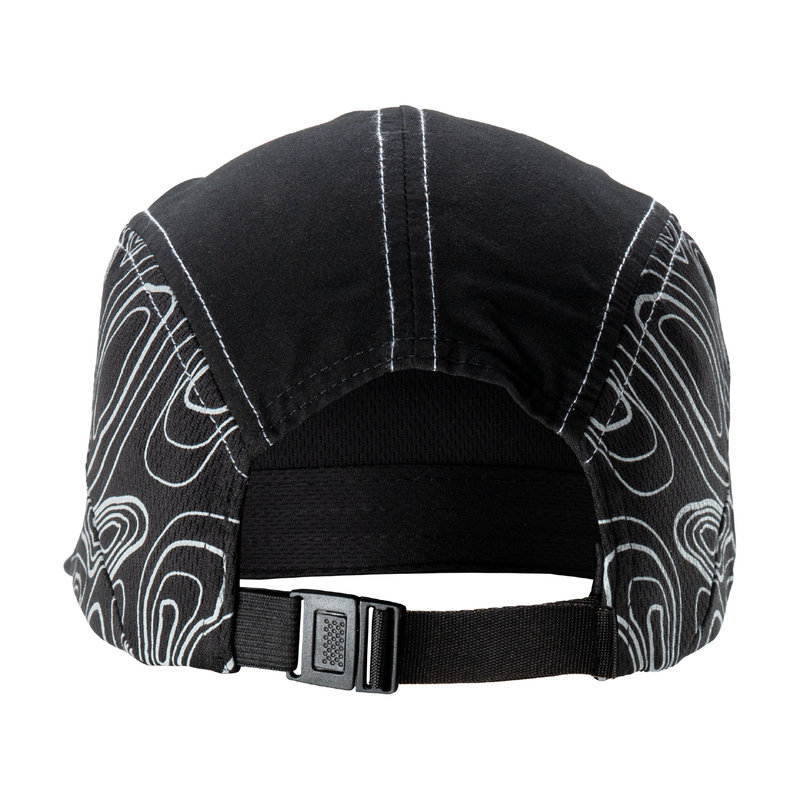 Nathan HyperNight Quick Stash Run Hat, Black Topo