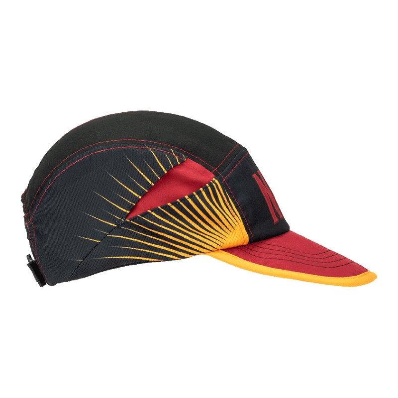 Nathan Quick Stash Run Hat, Chili Pepper/ Black