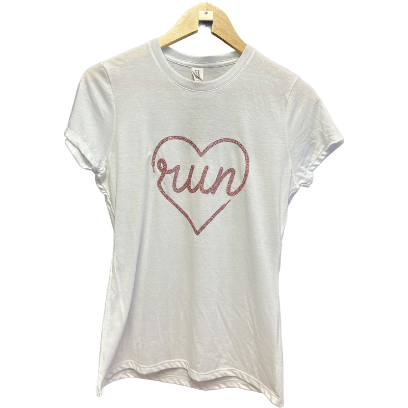 Mad Dash Creations Women's Run Heart Laces Tee