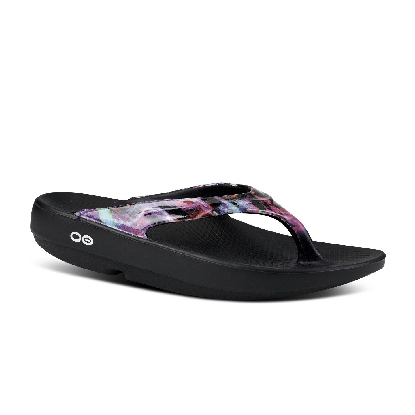 OOfos OOlala Sandal, Neon Rose
