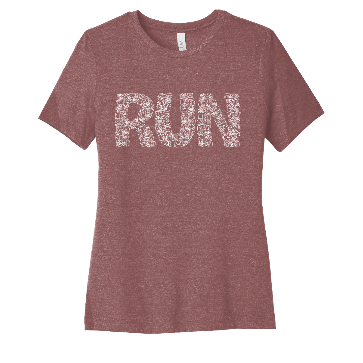 Mad Dash Creations Women's RUN Collage Tee