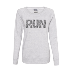 Mad Dash Creations RUN Collage Crewneck Sweatshirt - Women's