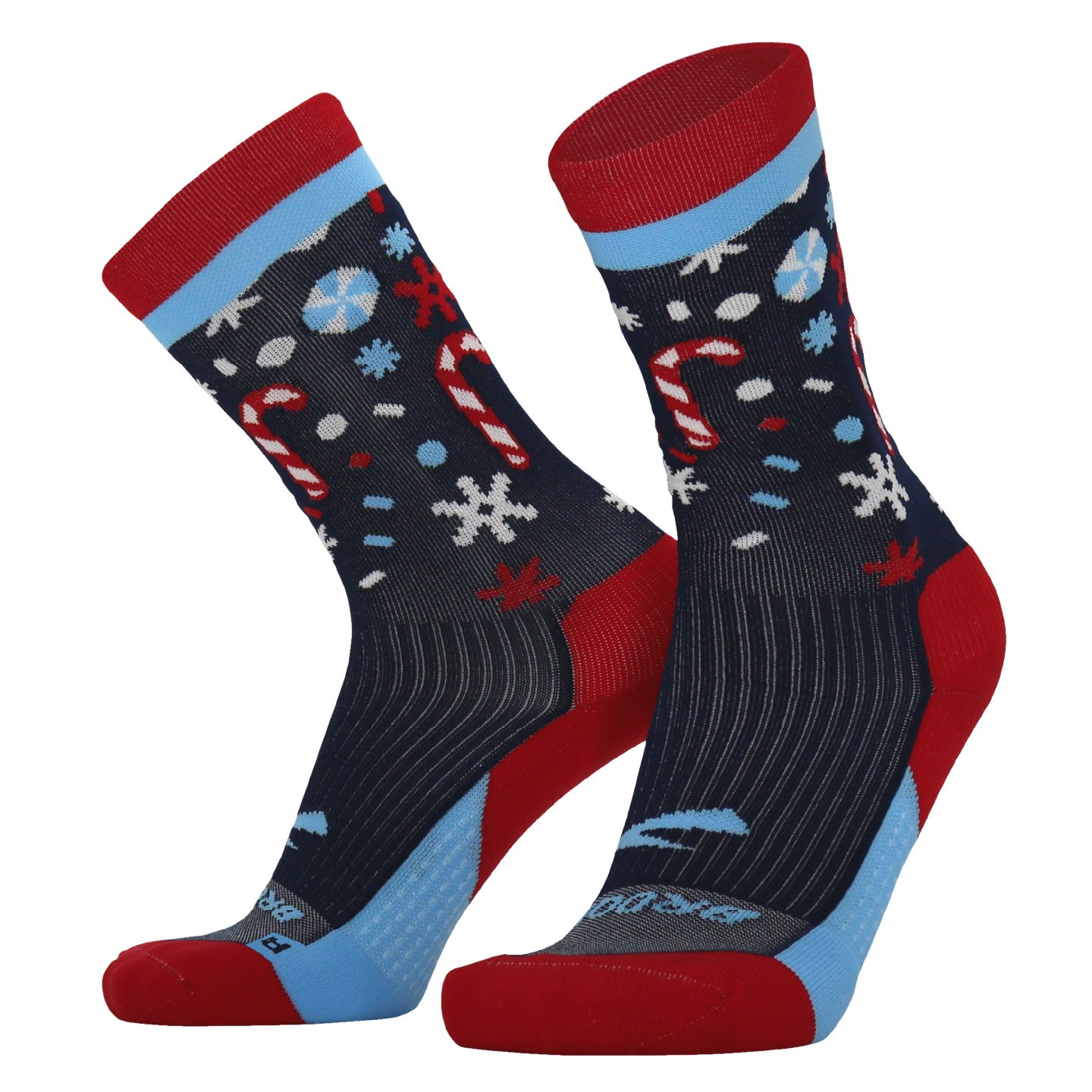 Brooks Run Merry Ghost Crew Sock