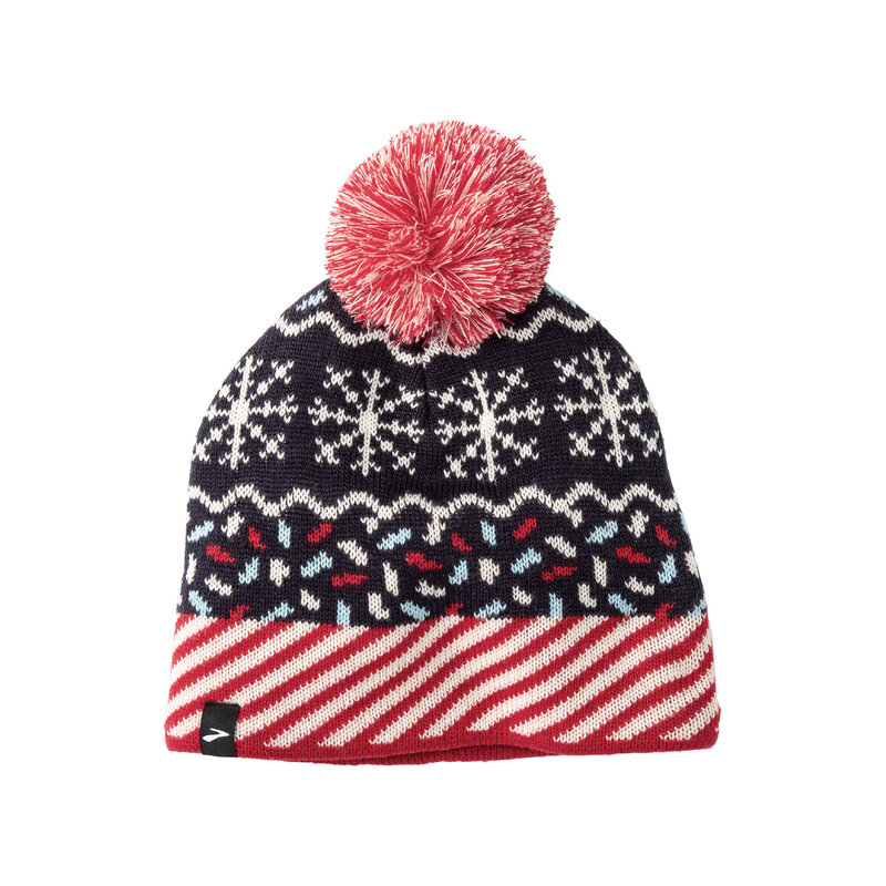 Brooks Run Merry Heritage Pom Beanie