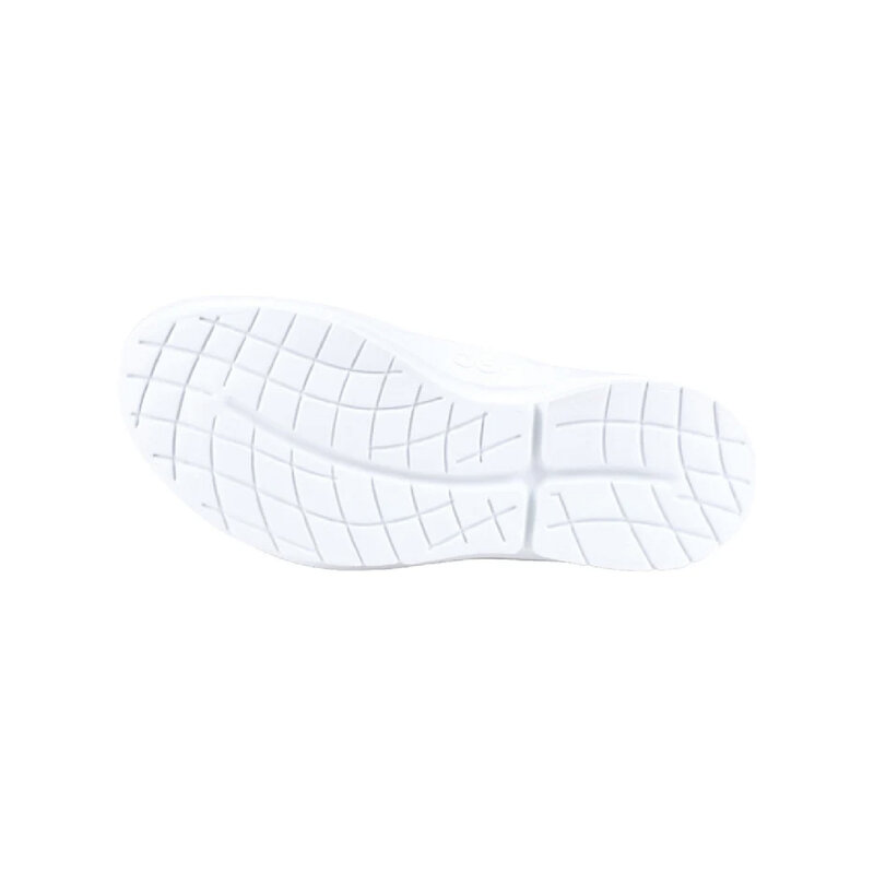 OOfos OOmg Women's Low Mesh, White/Grey