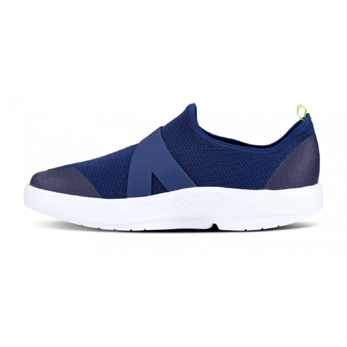 OOfos OOmg Low Mesh, White/Navy