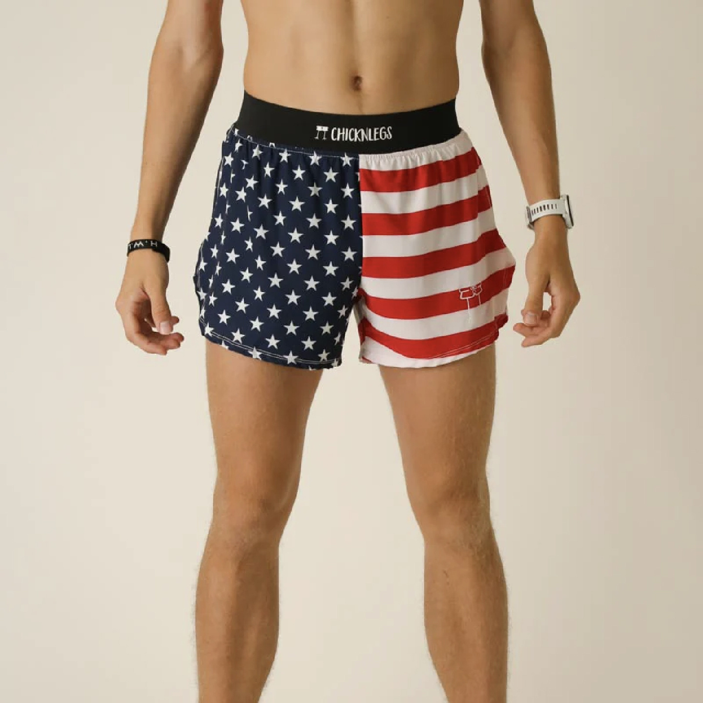 ChicknLegs Men's 4 Inch Half Split Shorts