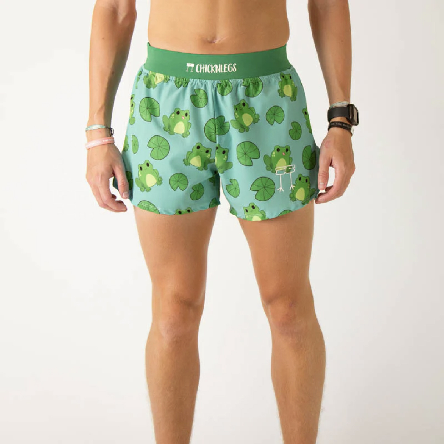 ChicknLegs Men's 4 Inch Half Split Shorts