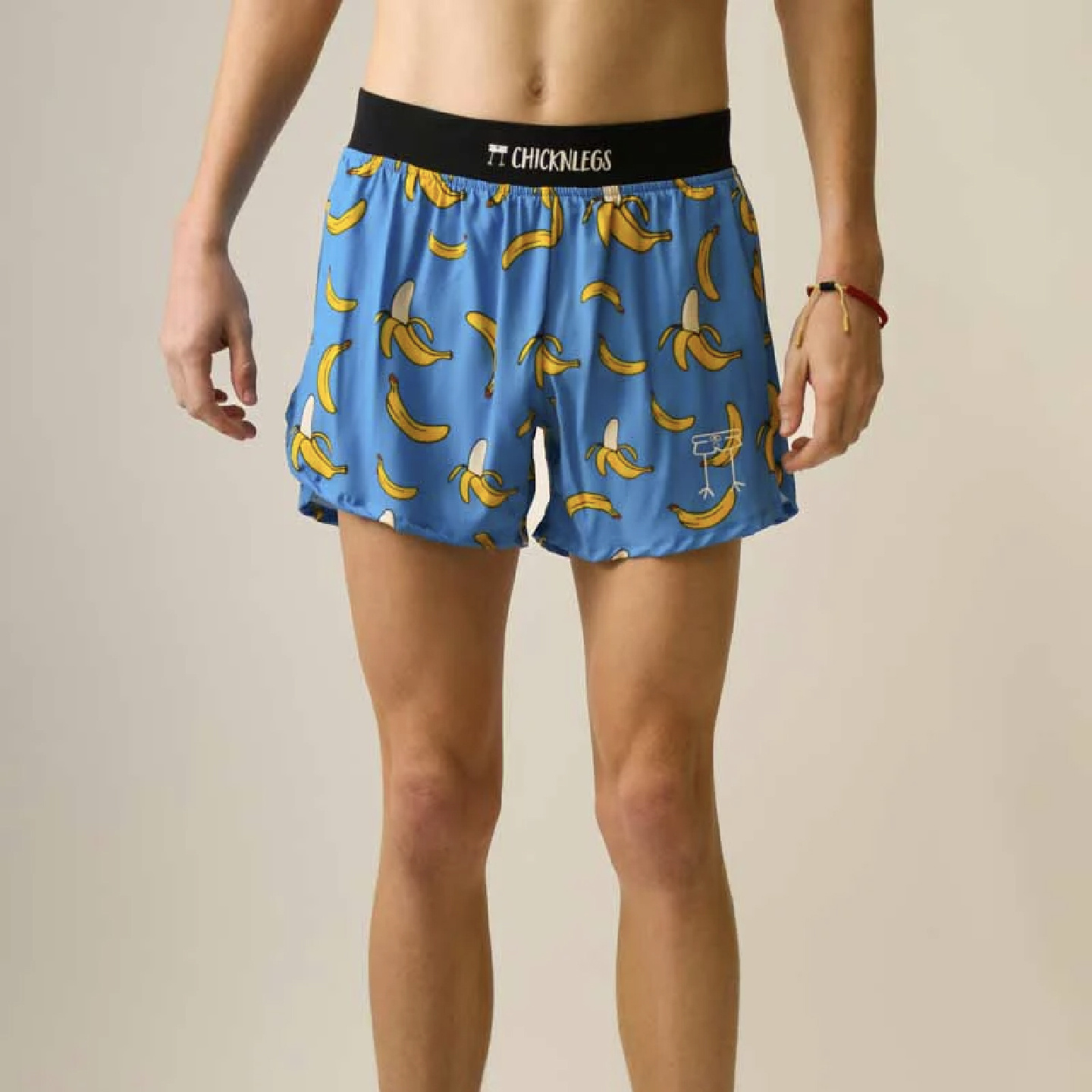 ChicknLegs Men's 4 Inch Half Split Shorts