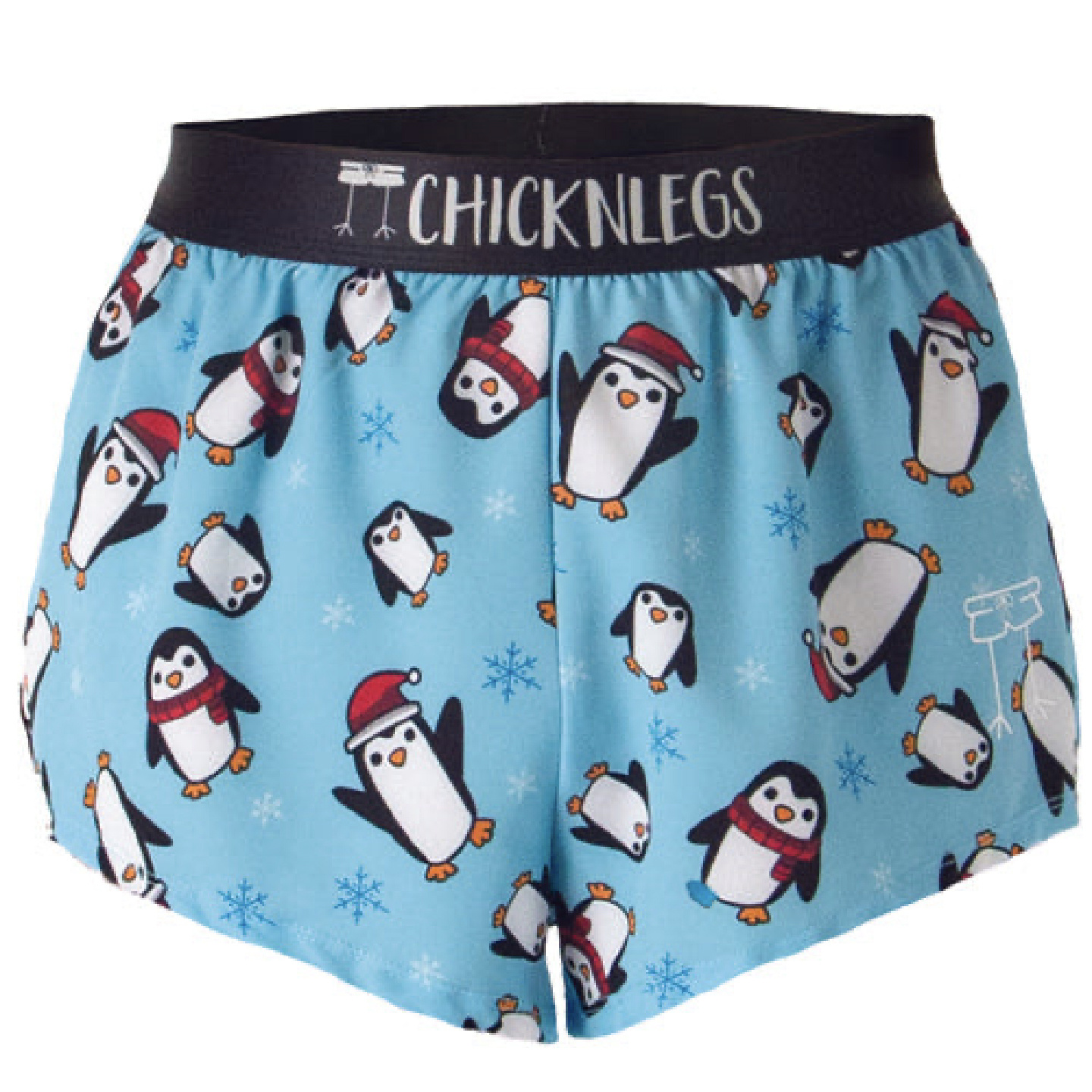 ChicknLegs Women's 1.5 in Split Shorts - Christmas