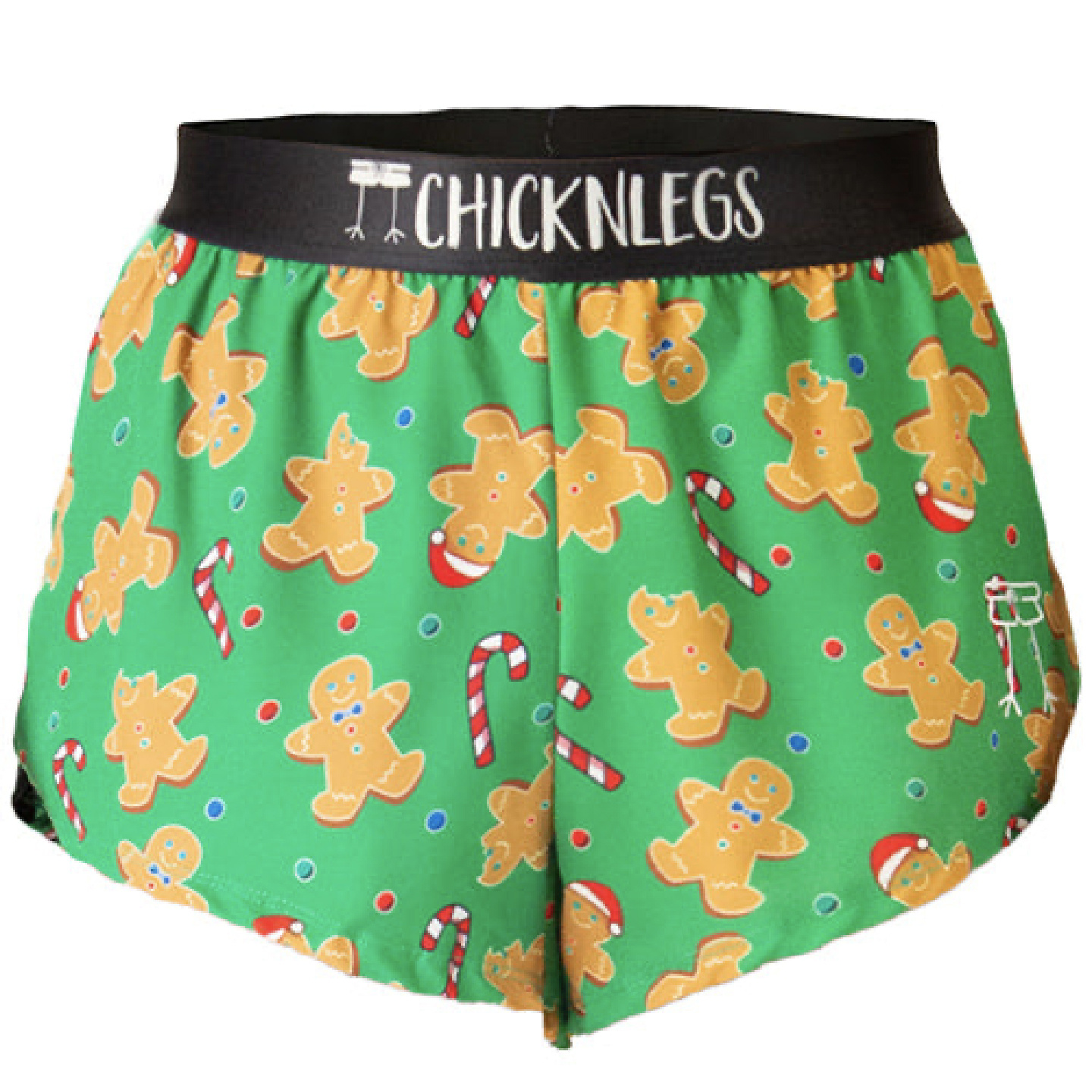 ChicknLegs Women's 1.5 in Split Shorts - Christmas