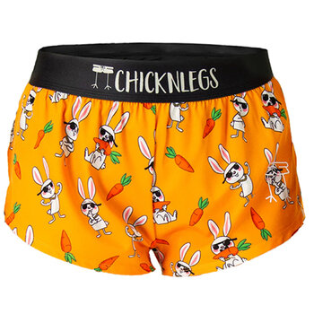 ChicknLegs Women's 1.5 in Split Shorts - Bad Bunny