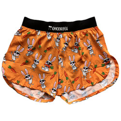 ChicknLegs Men's 4 in Half Split Shorts - Bad Bunny