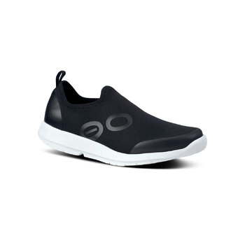 OOfos OOmg Sport Low Shoe, White/Black