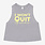 Mad Dash Creations I Won't Quit, but I'll Cuss the Whole Time Racer Crop Tank