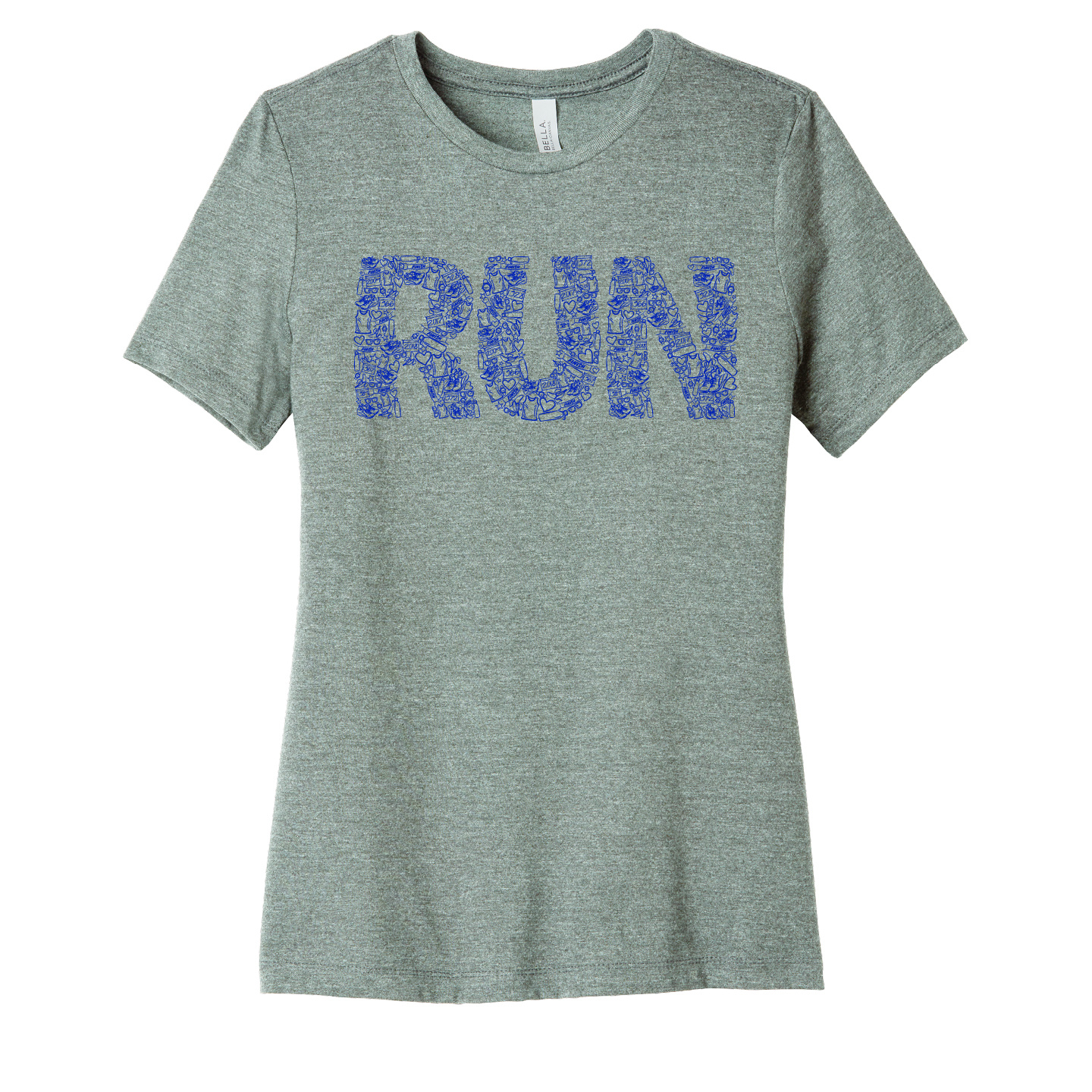 Mad Dash Creations Women's RUN Collage Tee