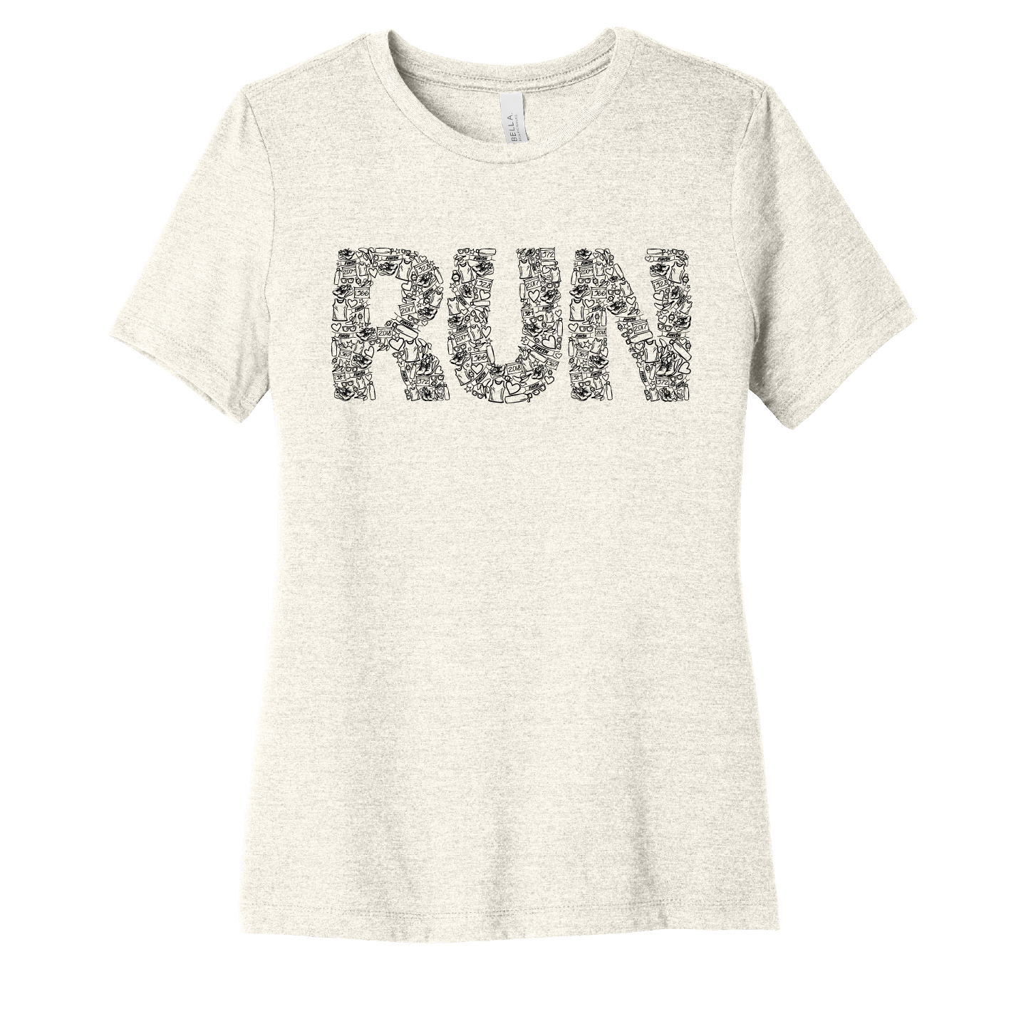Mad Dash Creations Women's RUN Collage Tee