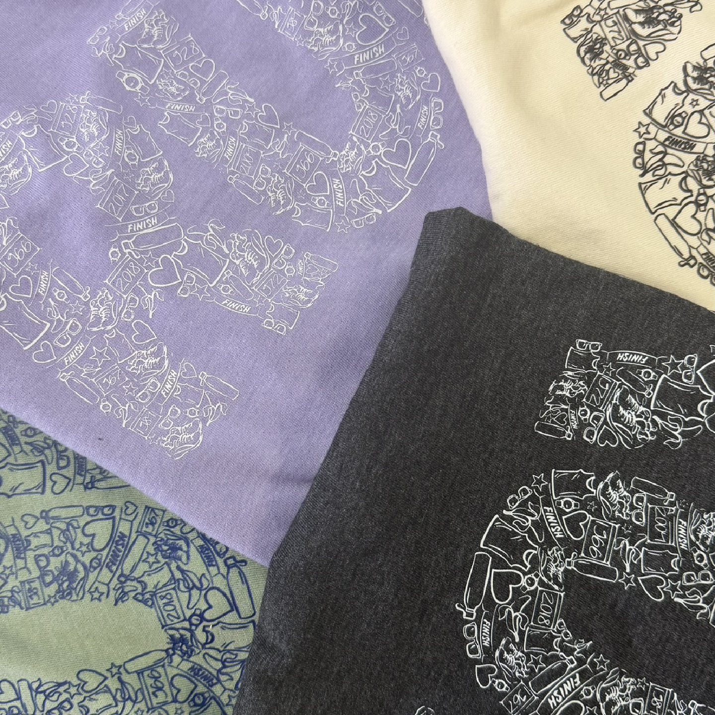 Mad Dash Creations Women's RUN Collage Tee