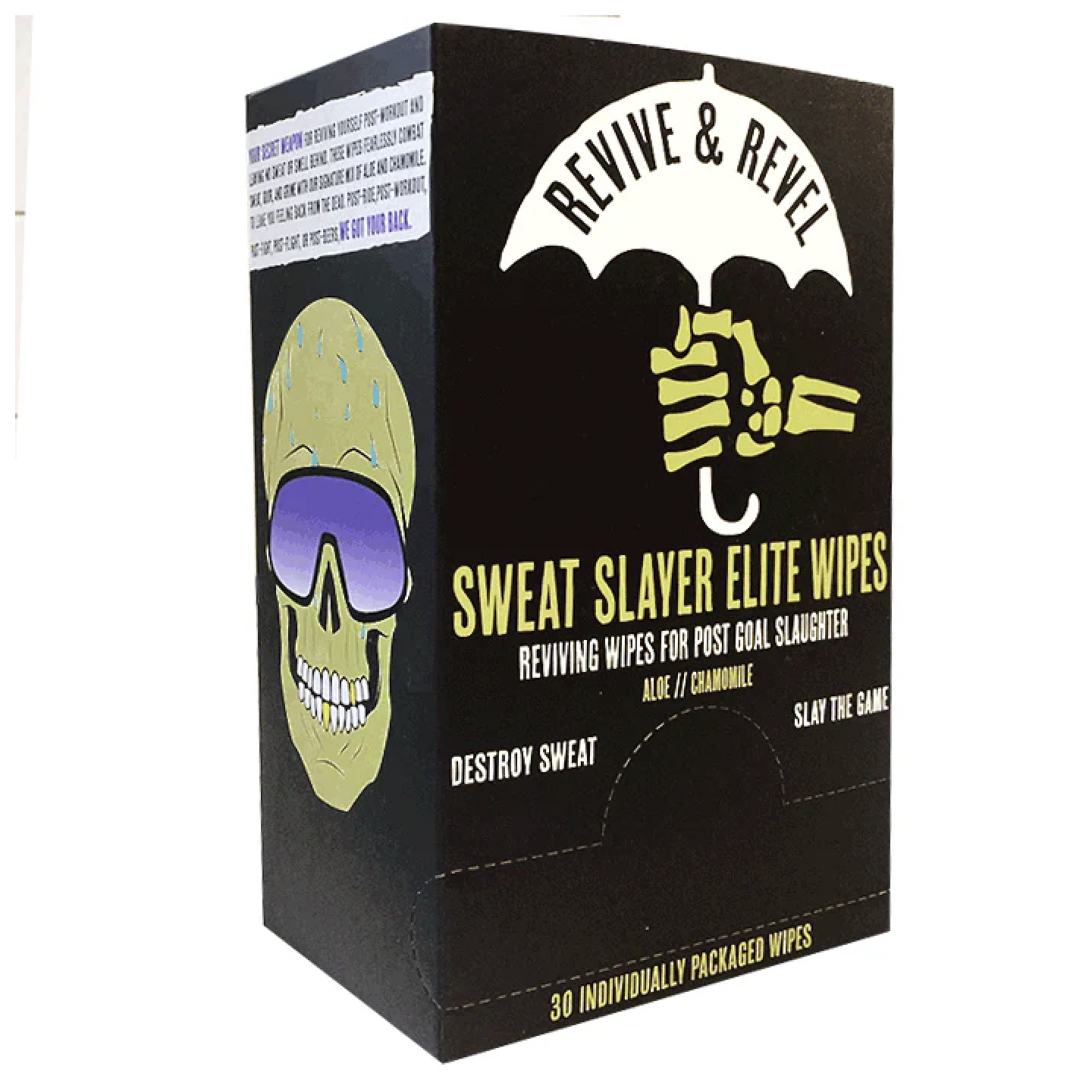 Revive & Revel Sweat Slayer Elite Wipes - Box