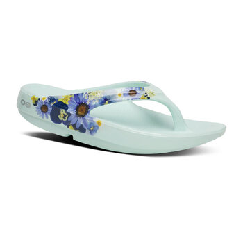 OOfos OOlala Sandal, Mint Blossom