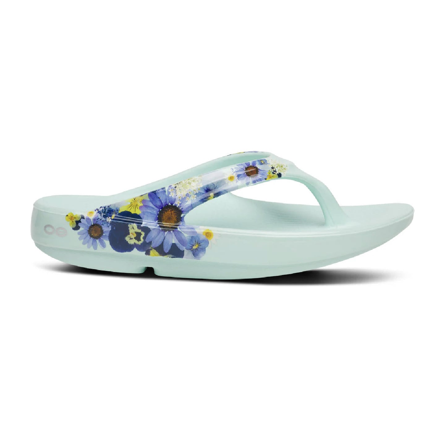 OOfos OOlala Sandal, Mint Blossom