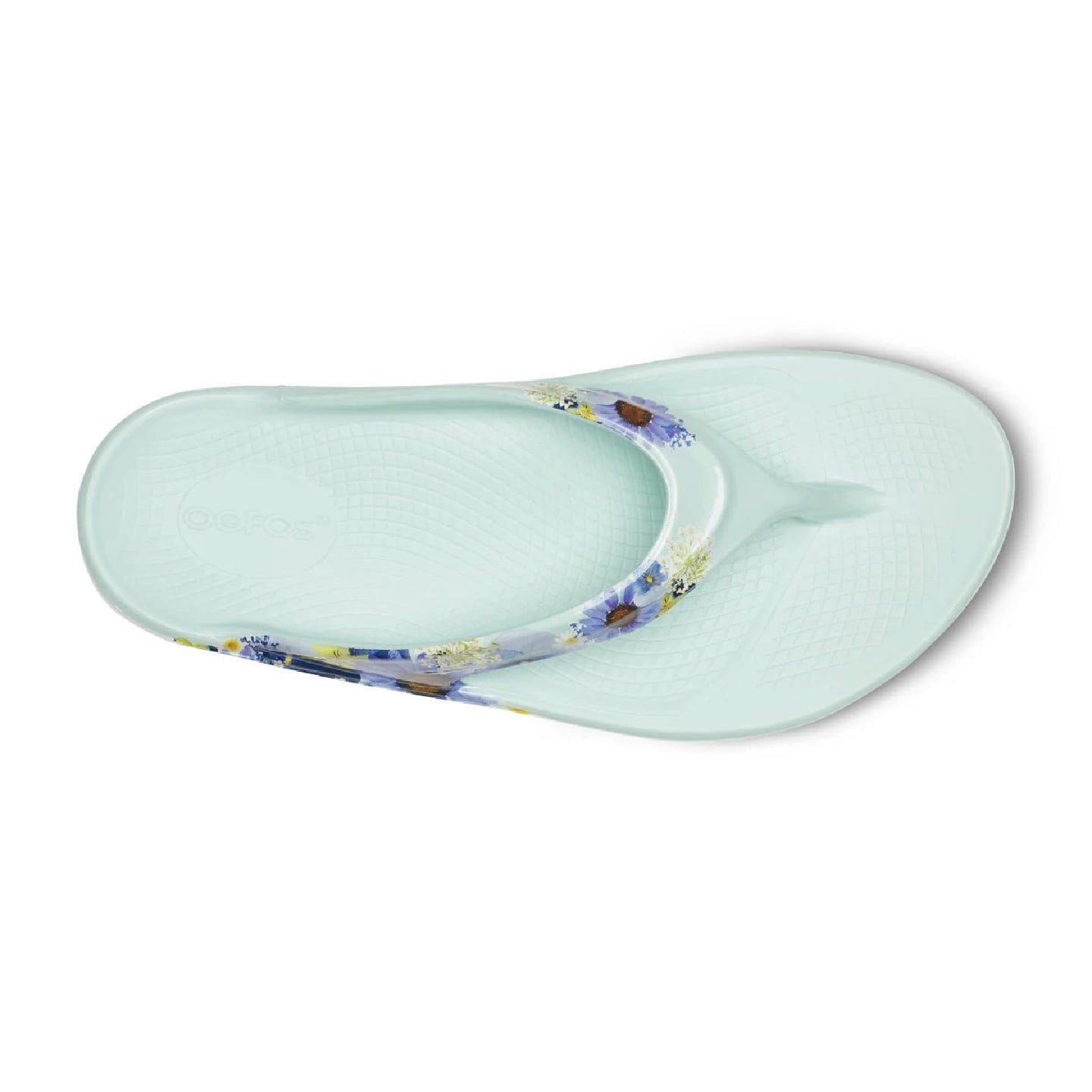 OOfos OOlala Sandal, Mint Blossom