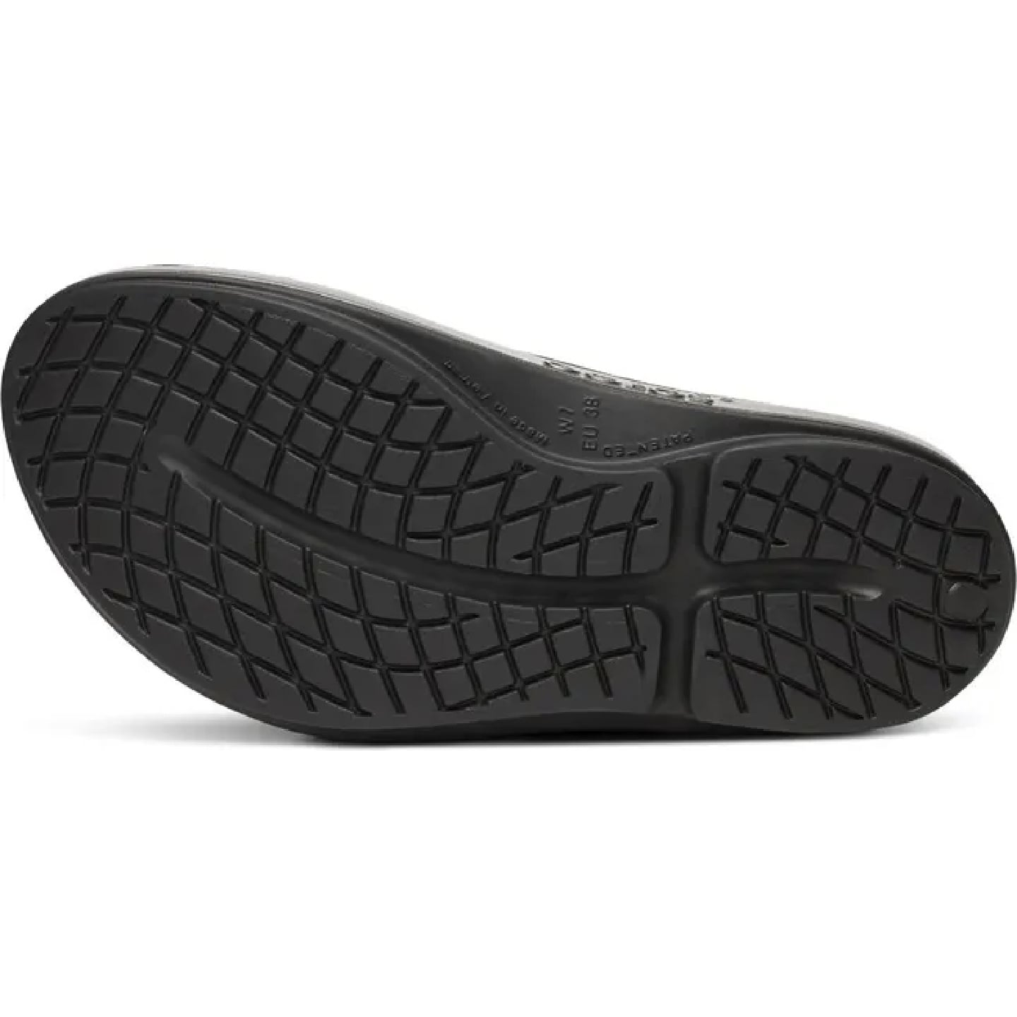 OOfos OOMega OOlala Sandal, Titanium Mirror