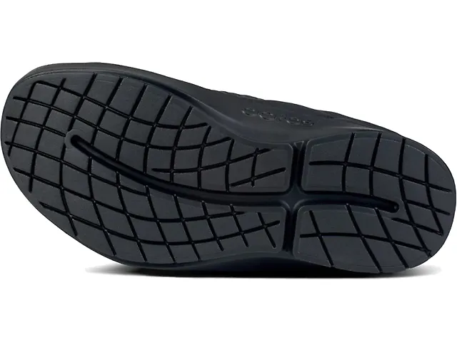 OOfos Men's OOCoozie Thermo Mule Black