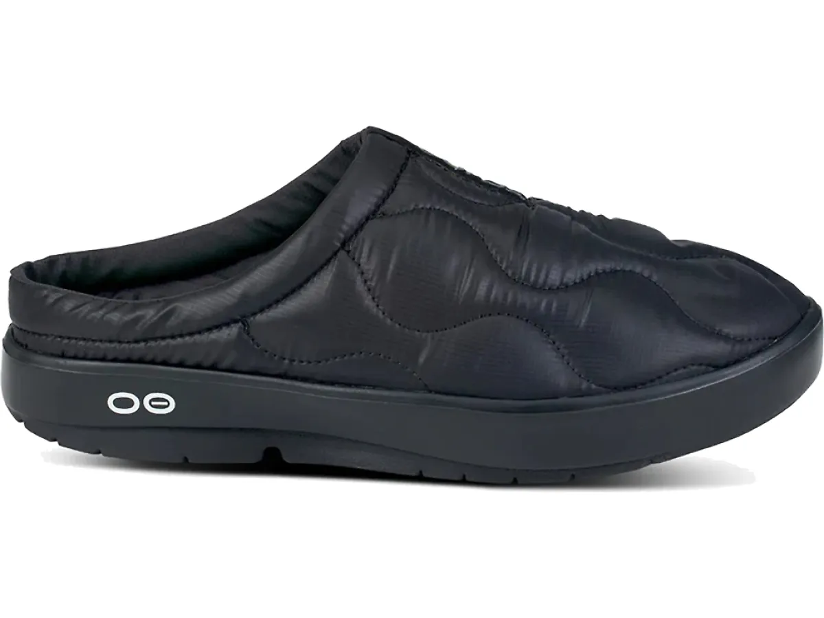 OOfos Men's OOCoozie Thermo Mule Black