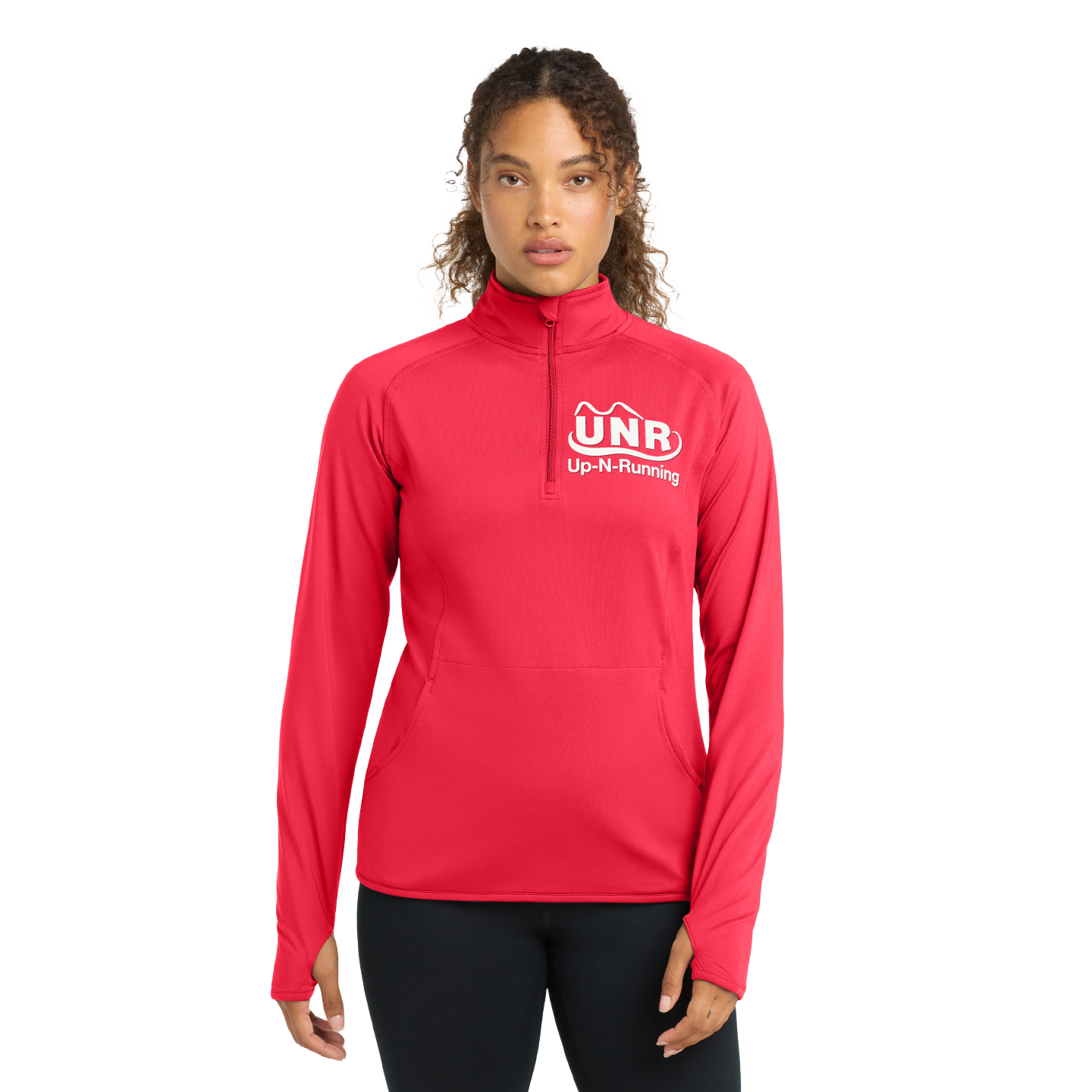 Women's Up-N-Running Logo Quarter Zip