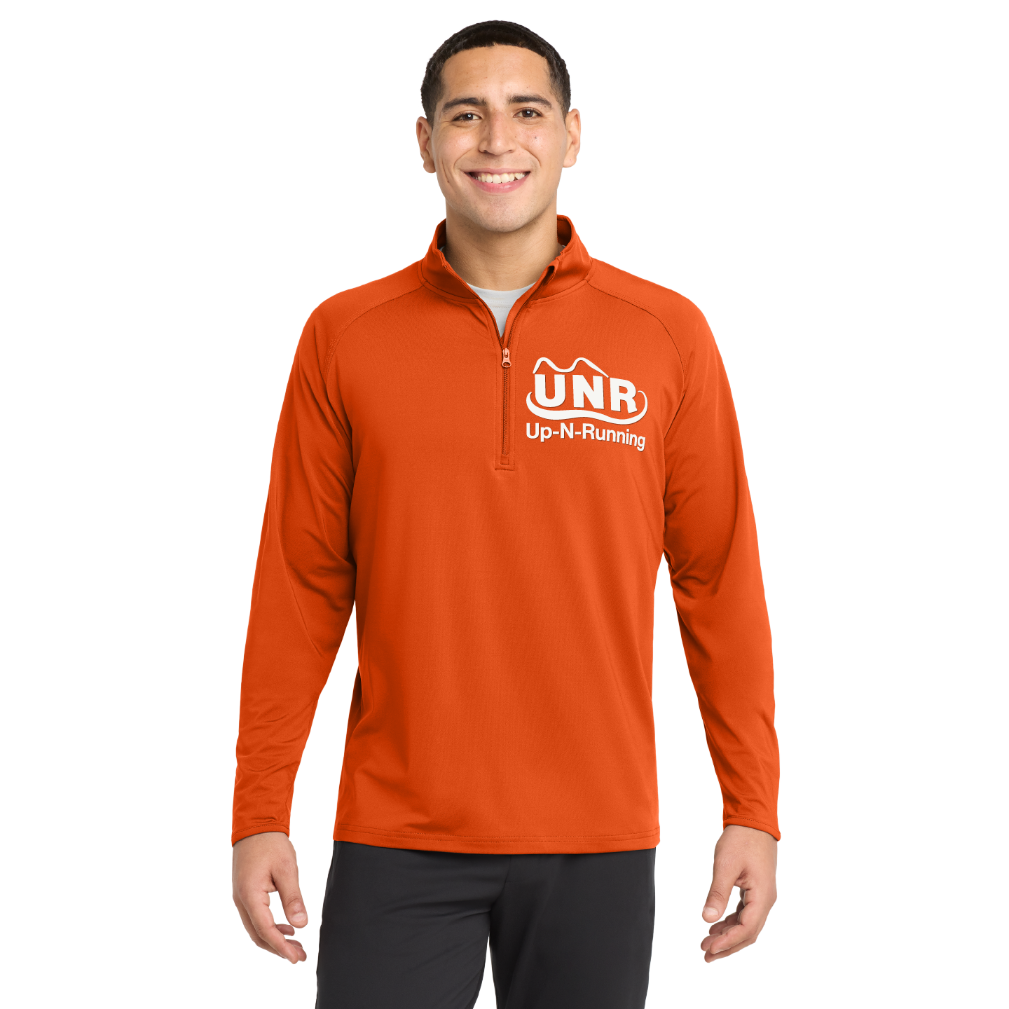 Men's Up-N-Running Logo Quarter Zip