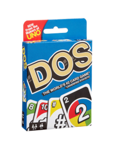 Mattel Games DOS!  Card Game