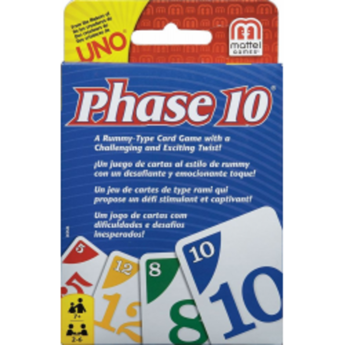 Mattel Games Phase 10 (Bilingual)